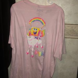 Lisa frank spongebob men’s t-shirt